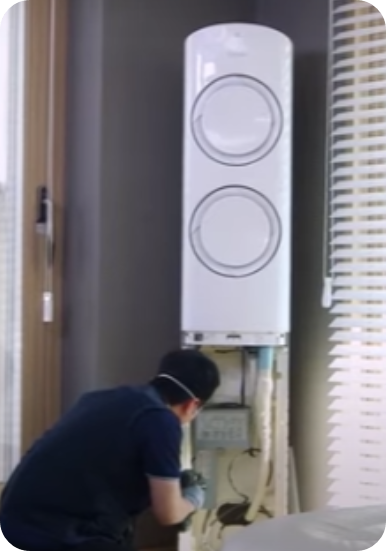 스탠드에어컨청소사진