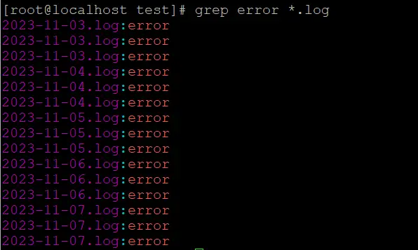 grep