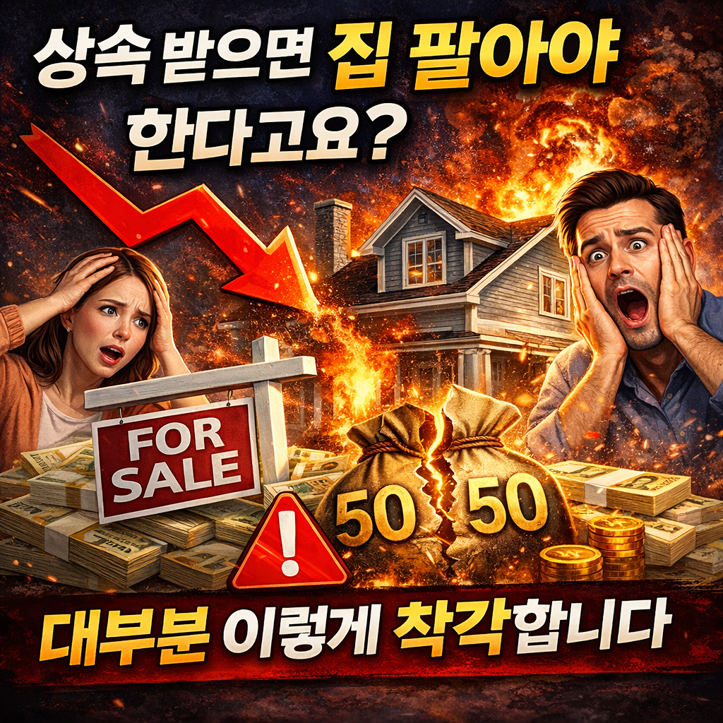 상속 받으면 집 팔아야 한다고요? 대부분 이렇게 착각합니다 -이미지