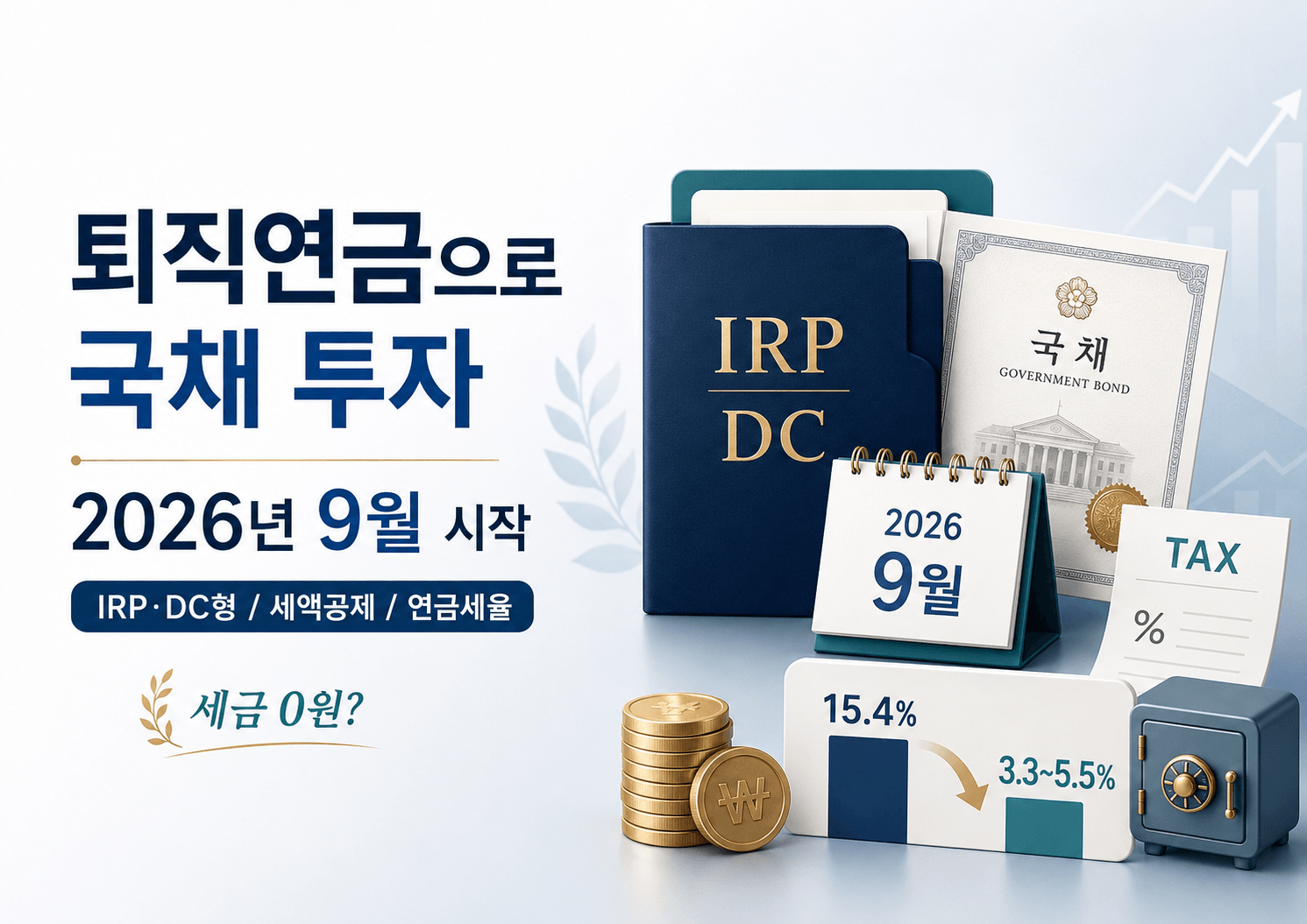 퇴직연금으로 개인투자용 국채 사면 세금이 줄어들까?