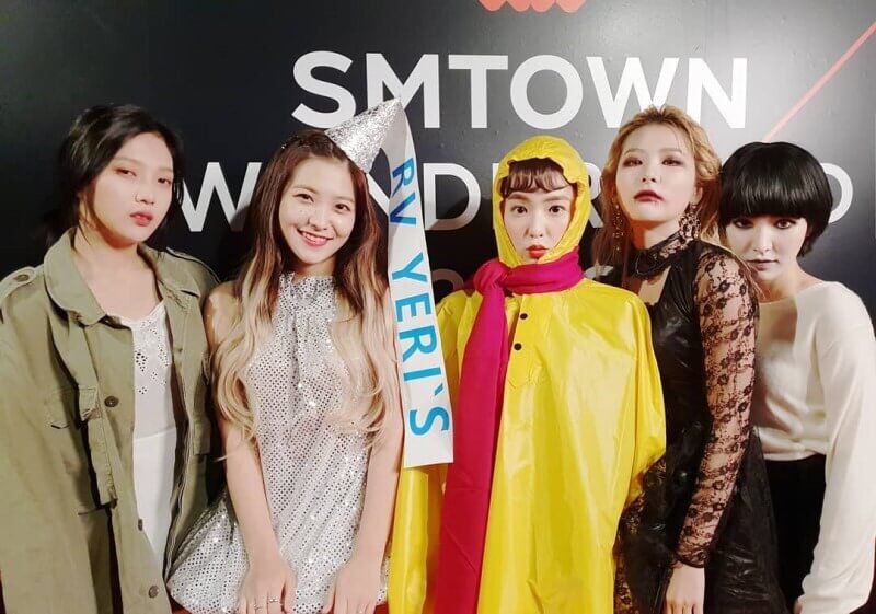 2018 SM 할로윈 파티에 참석한 레드벨벳 멤버들