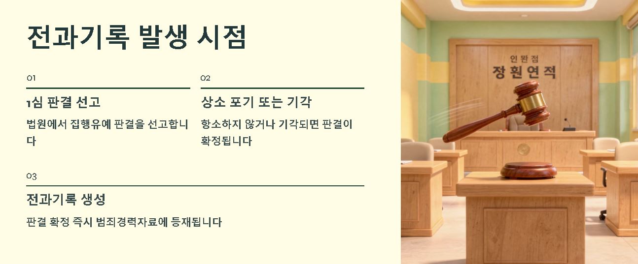 집행유예 전과기록 총정리