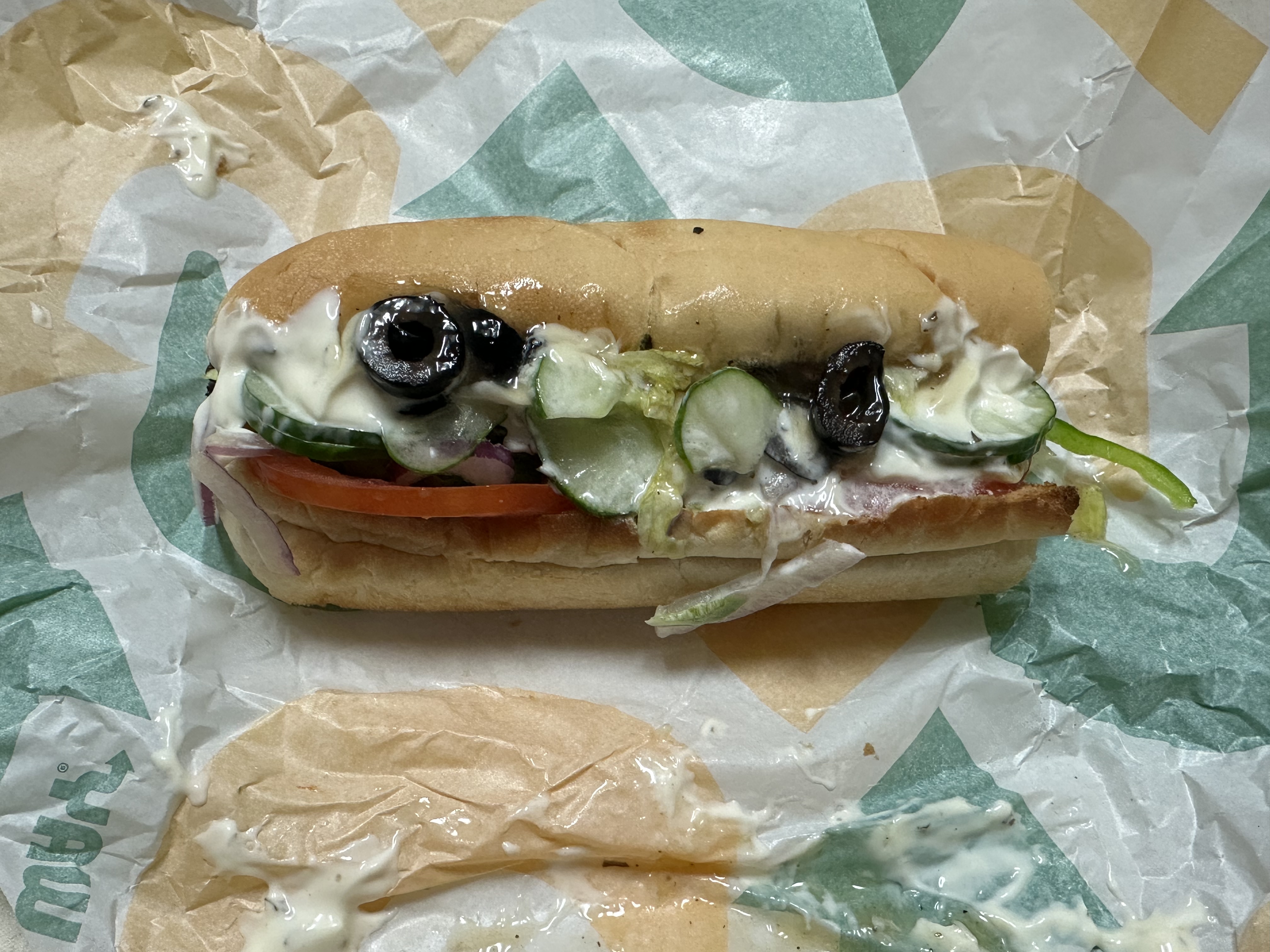 서브웨이 토시비프 측면에서 찍은 모습