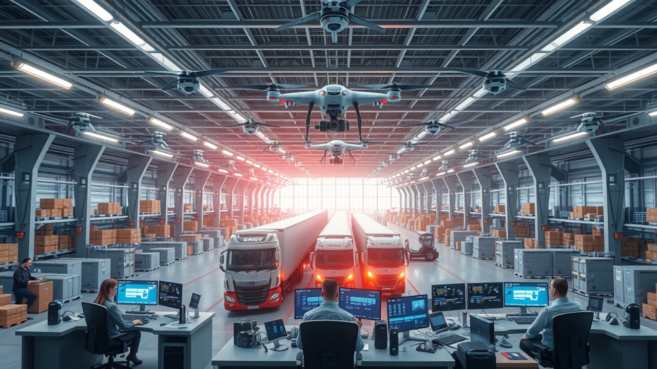 자율주행 물류센터 / Flux AI