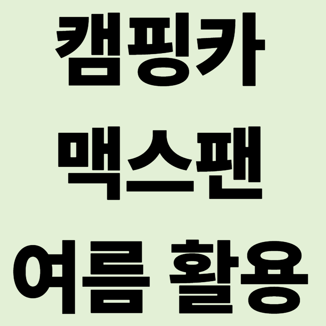 "에어컨 없이 여름 나기?" 캠핑카 맥스팬 200% 활용하는 흡&middot;배기 공식