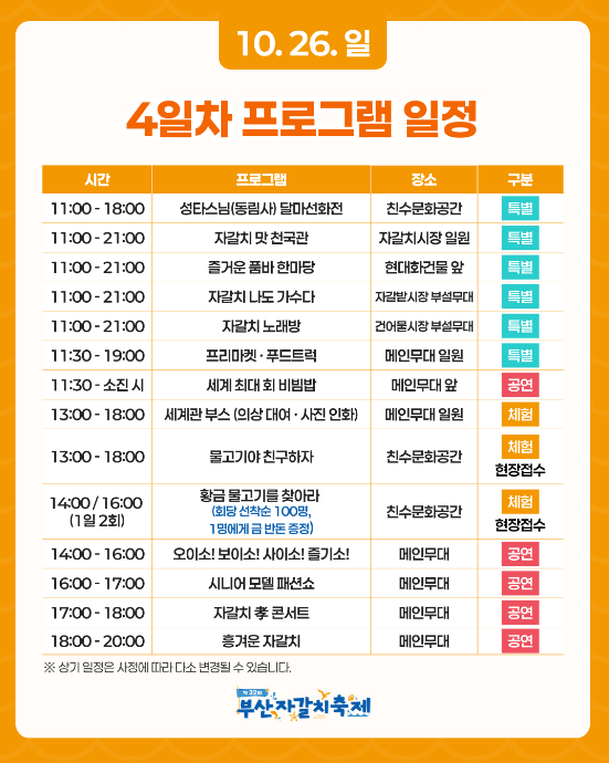 제 32회 2025 부산 자갈치 축제