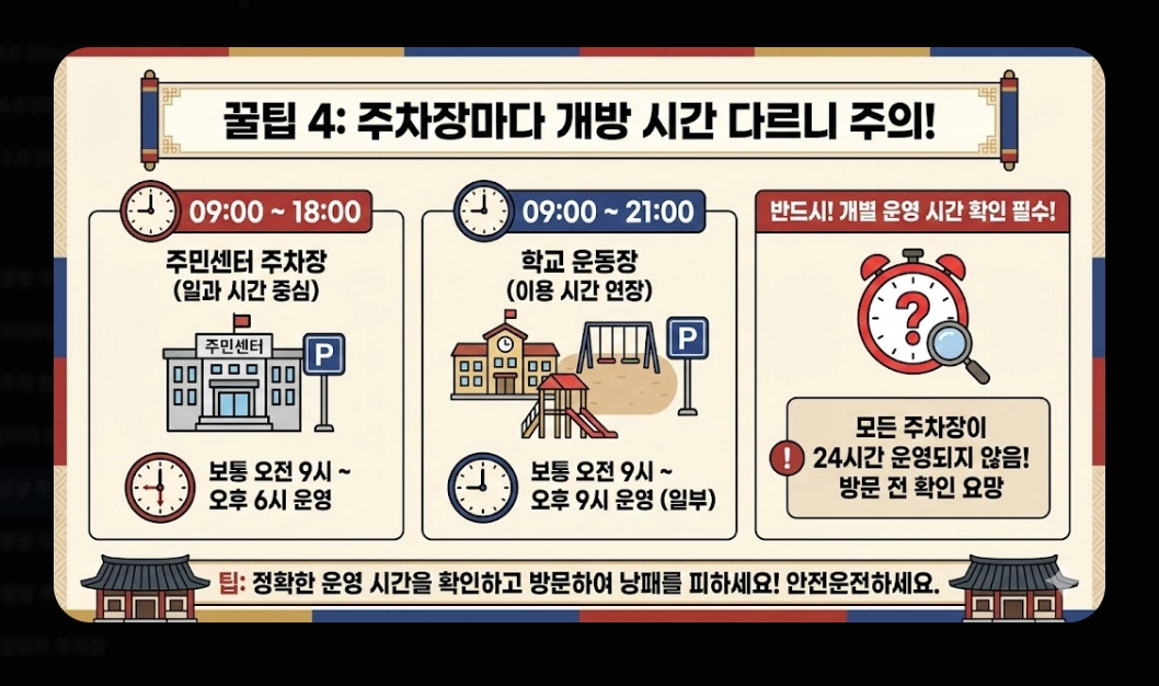 설날 무료주차장(2026 설날, 개방 기간, 전국 권역별)(+ 이용 꿀팁)