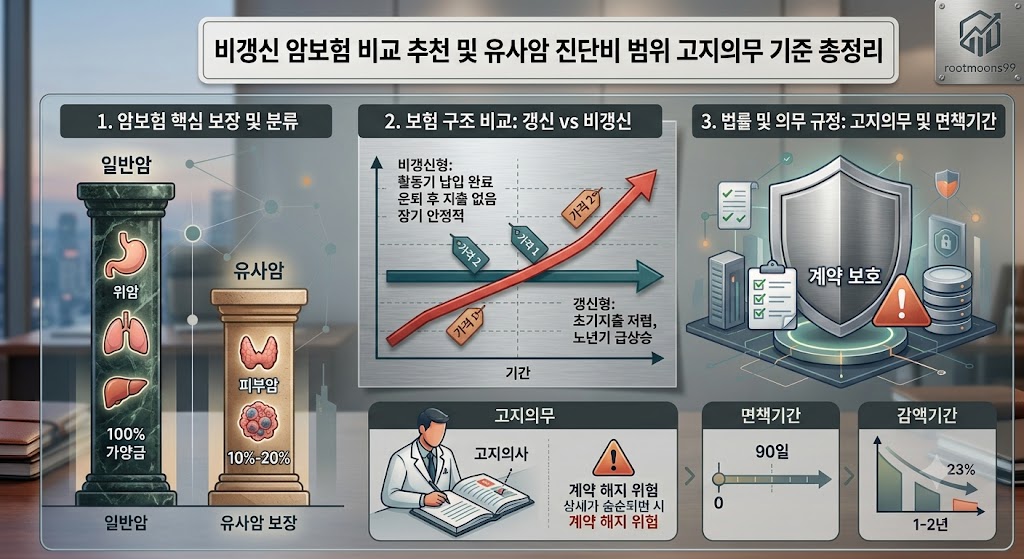 암보험 설계 및 보장 분석 가이드