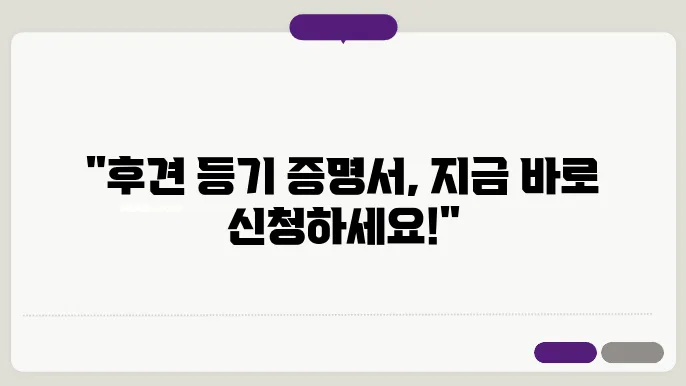 후견 등기 사항 부존재 증명서 발급 처리