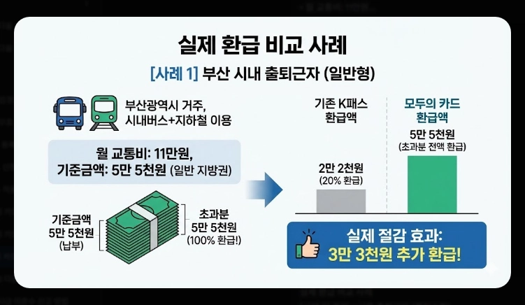 2026 모두의 카드 K패스(신청, 환급, 차이)(+사례)