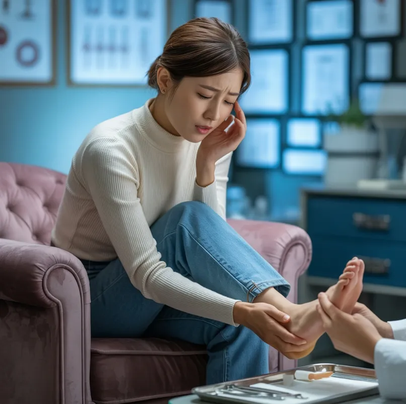 내성발톱 병원 치료 이미지