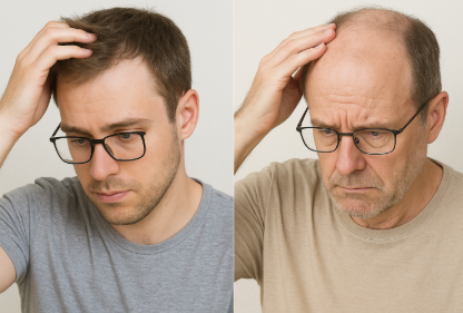 초기 vs 만성 탈모 비교정리