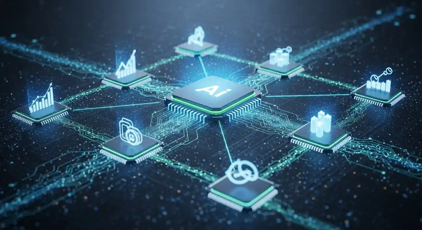 <img src="ai_semiconductor_industry_shift.webp" alt="AI 반도체가 산업 전반의 실시간 데이터 처리 혁신을 이끄는 모습을 표현한 이미지입니다">