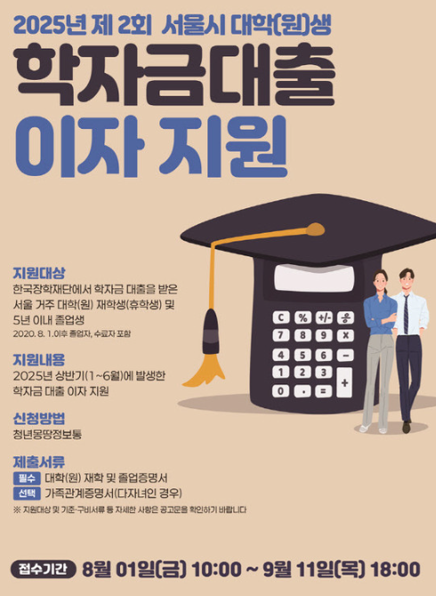 &ldquo;학자금대출 이자, 서울시가 대신 내준다?&rdquo;