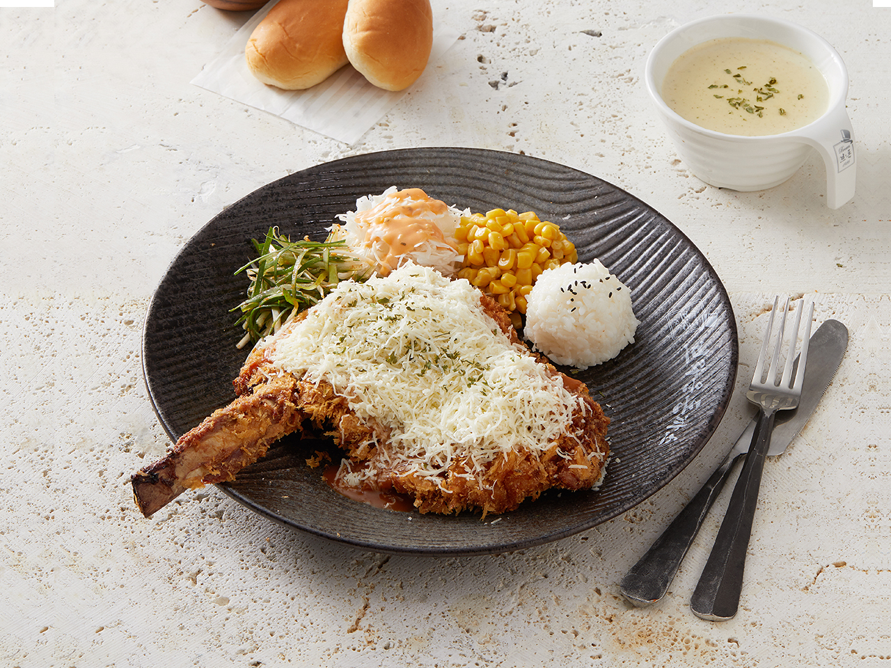 여의도 브라운돈까스 눈꽃치즈 토마호크돈까스