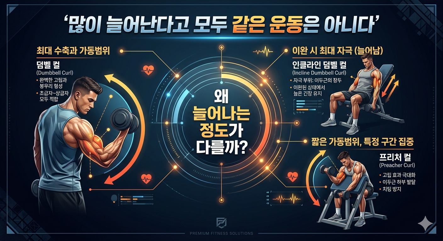 많이 늘어난다고 모두 같은 운동은 아니다
