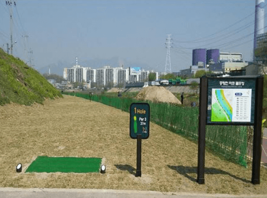 노원구 중랑천 파크골프장
