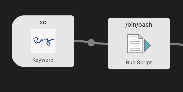 런 스크립트 run script 클립보드 쿼리 clipboard query