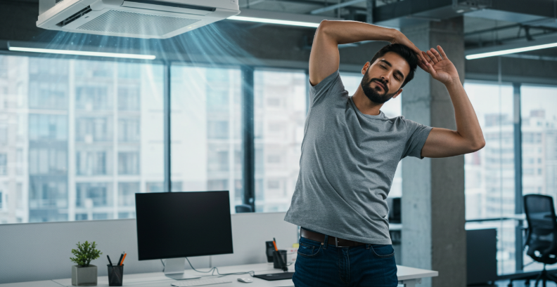 폭염 속 냉방병 예방, 숫자 5로 건강 지키기!