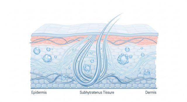 뮤신 콜라겐이 피부 보습과 탄력에 미치는 영향 설명 이미지