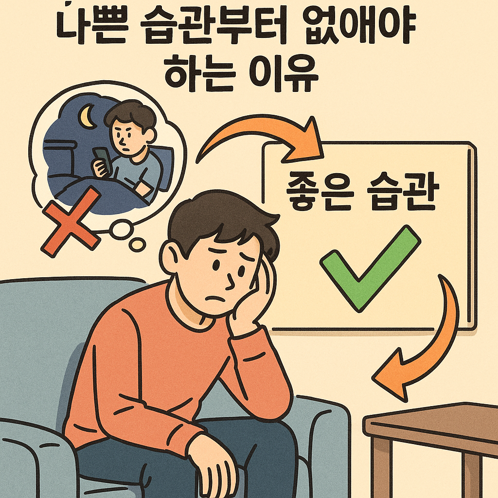 좋은 습관을 만들기 전에 나쁜 습관부터 없애야 하는 이유