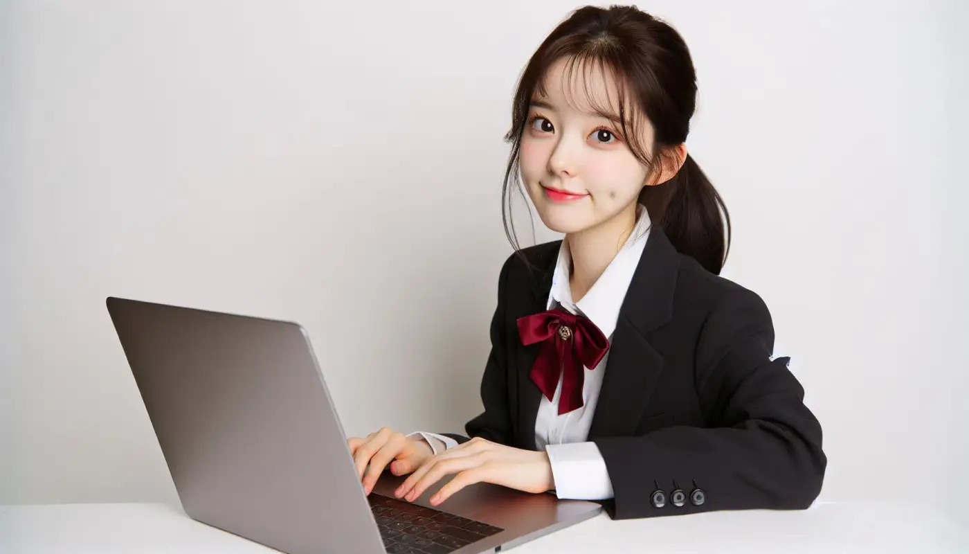 업비트-출금-시간-제한을-알아보는-여성의-모습