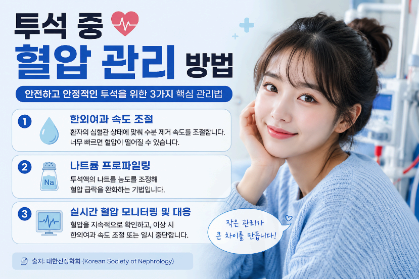 투석중 혈압관리 방법 이미지사진