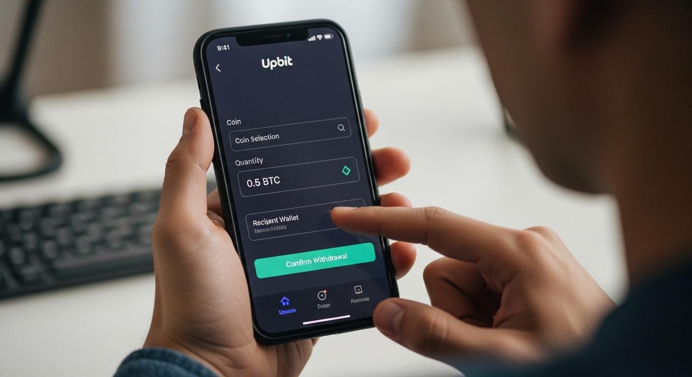 업비트 코인 출금방법
