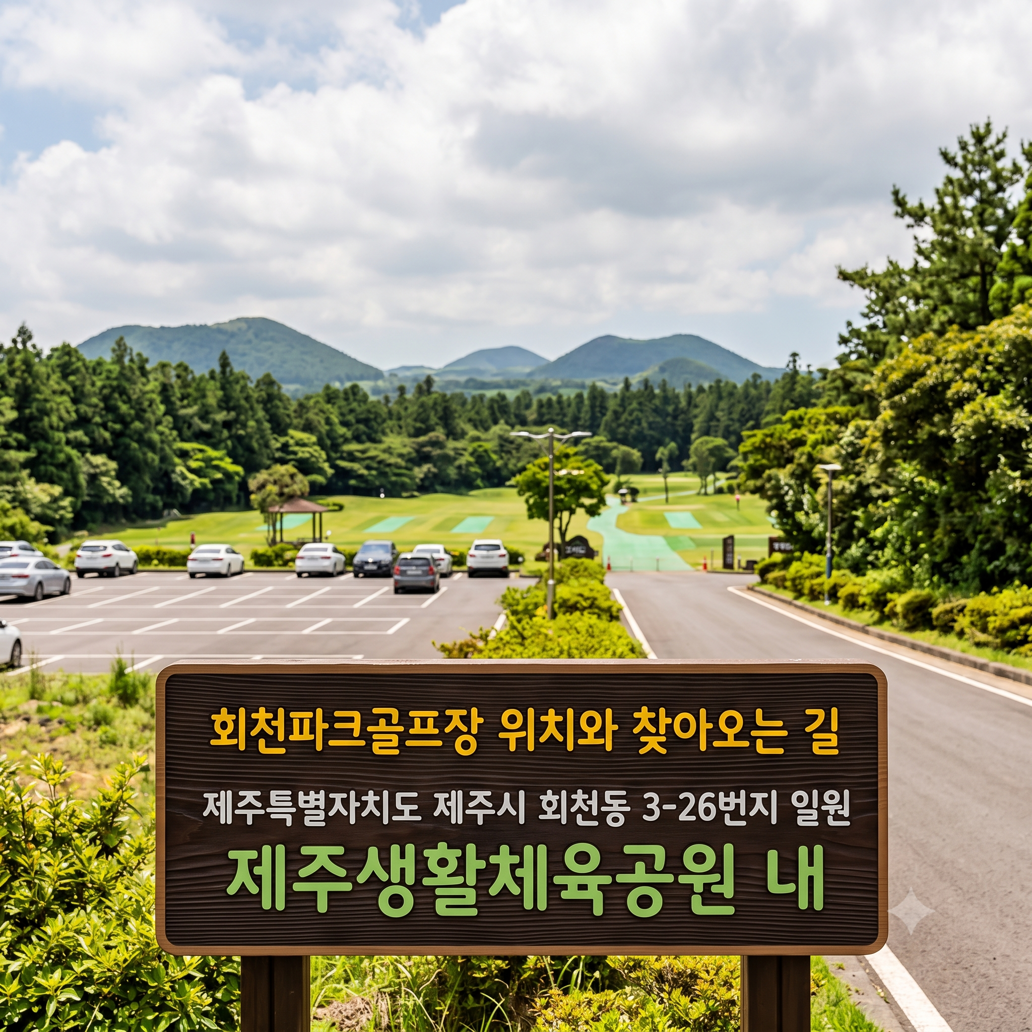 제주도 36홀 명품 구장이 0원? 회천파크골프장 예약 없이 무료로 즐기는 실전 꿀팁!