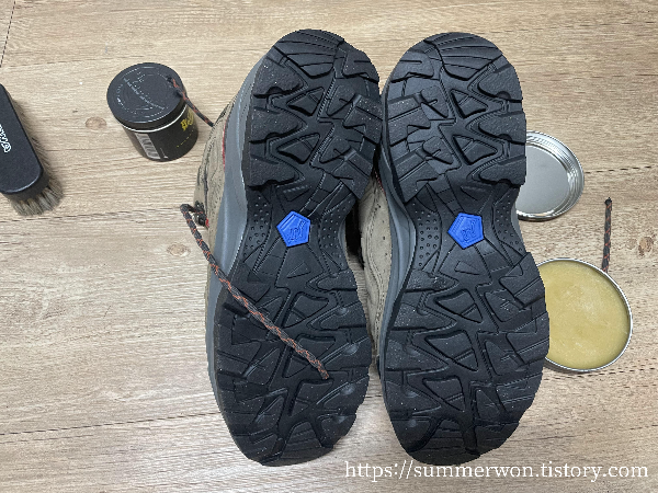 코오롱스포츠 등산화 수선 후