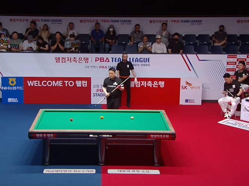 조재호 VS 강동궁 경기 결과 (PBA팀리그 1라운드 5일차)