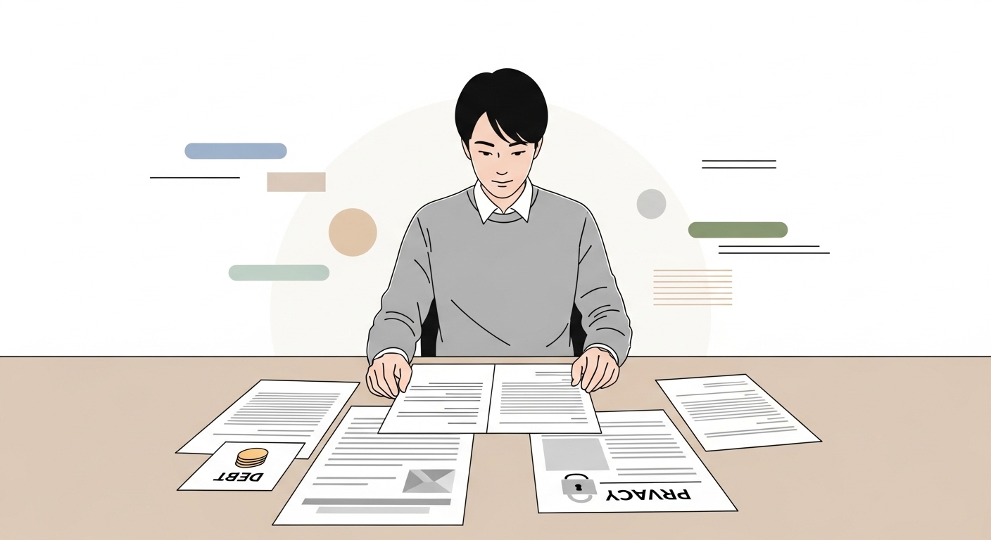 협박죄, 개인정보보호법, 채무관계