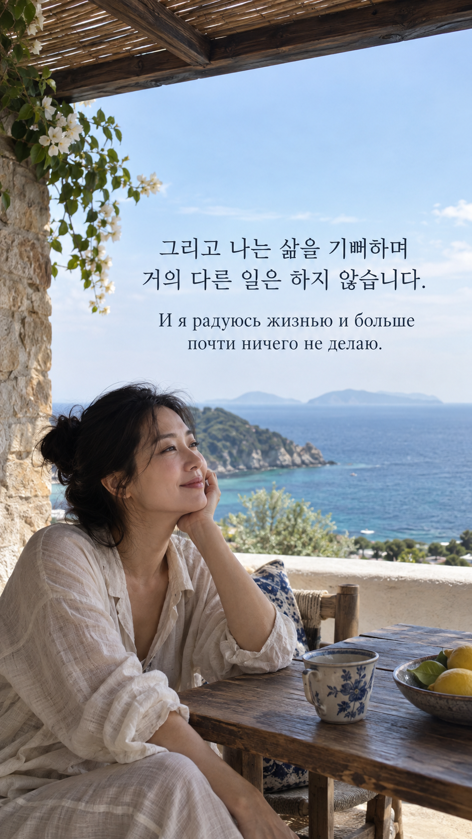 기쁨을 생활에서 만나기 — 여름을 즐기는 한국 여성