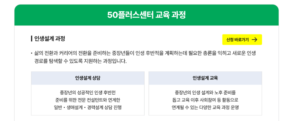 서울시 50플러스 포털
