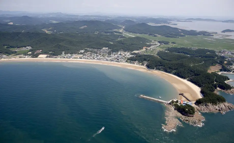 만리포-해수욕장