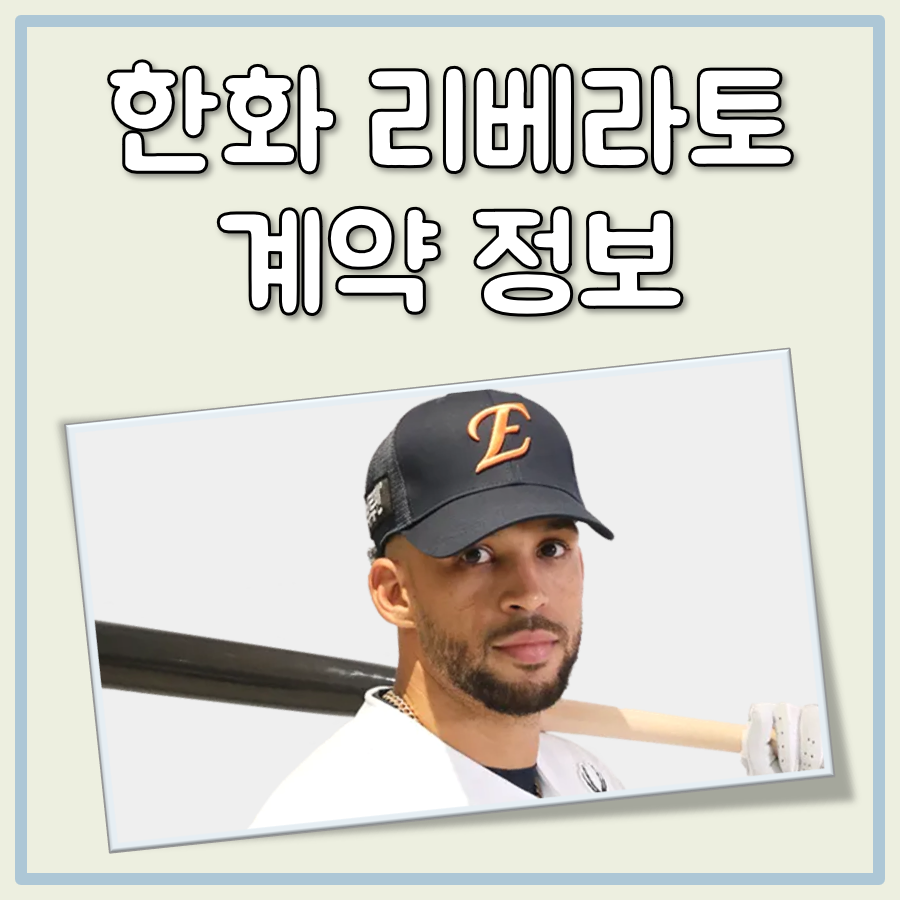 한화 루이스 리베라토 계약 어떤 조건으로 성사되었을까?
