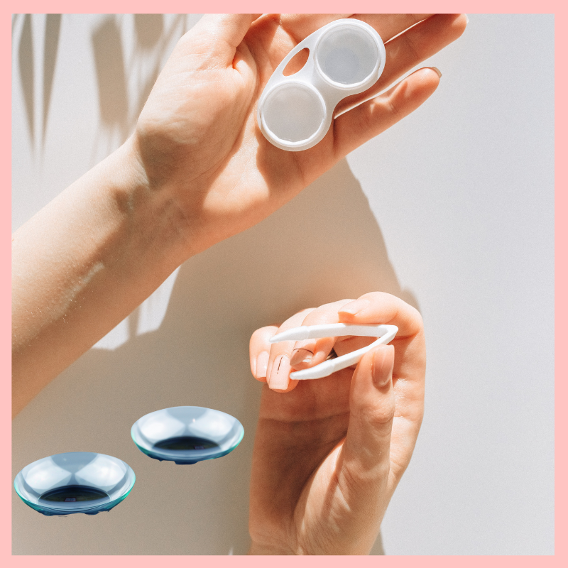 눈 건강 지키기 습관 콘택트렌즈 사용 줄이기