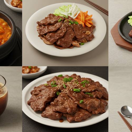 K푸드 대표하는 음식 사진