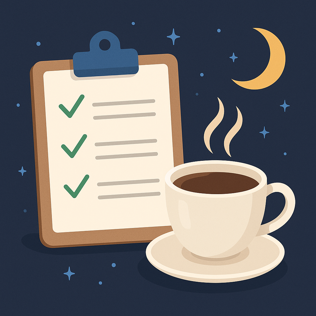 카페인 섭취 시간표: 수면을 망치지 않는 하루 카페인 가이드