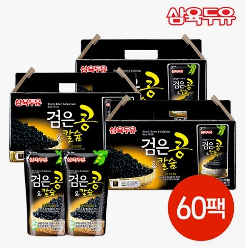 삼육두유 검은콩&amp;칼슘 190ml 파우치