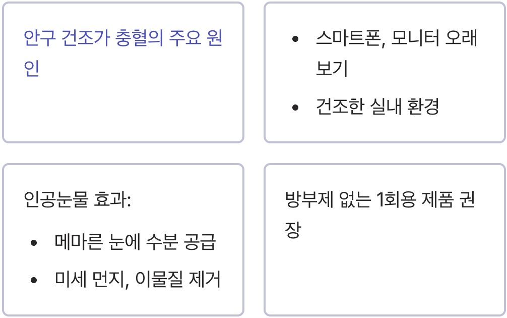 기적의 처치 2: 인공눈물의 단비