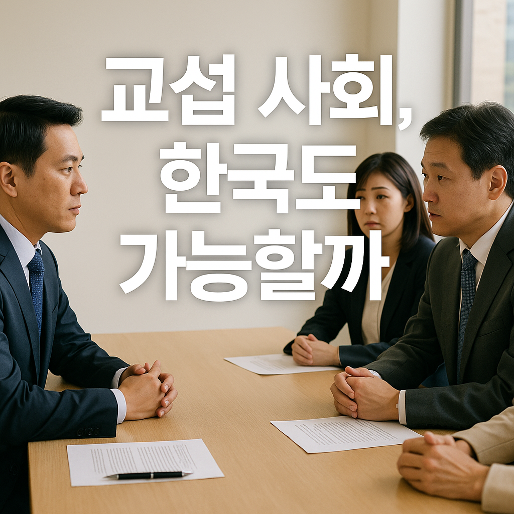 교섭사회, 한국도 가능할까?