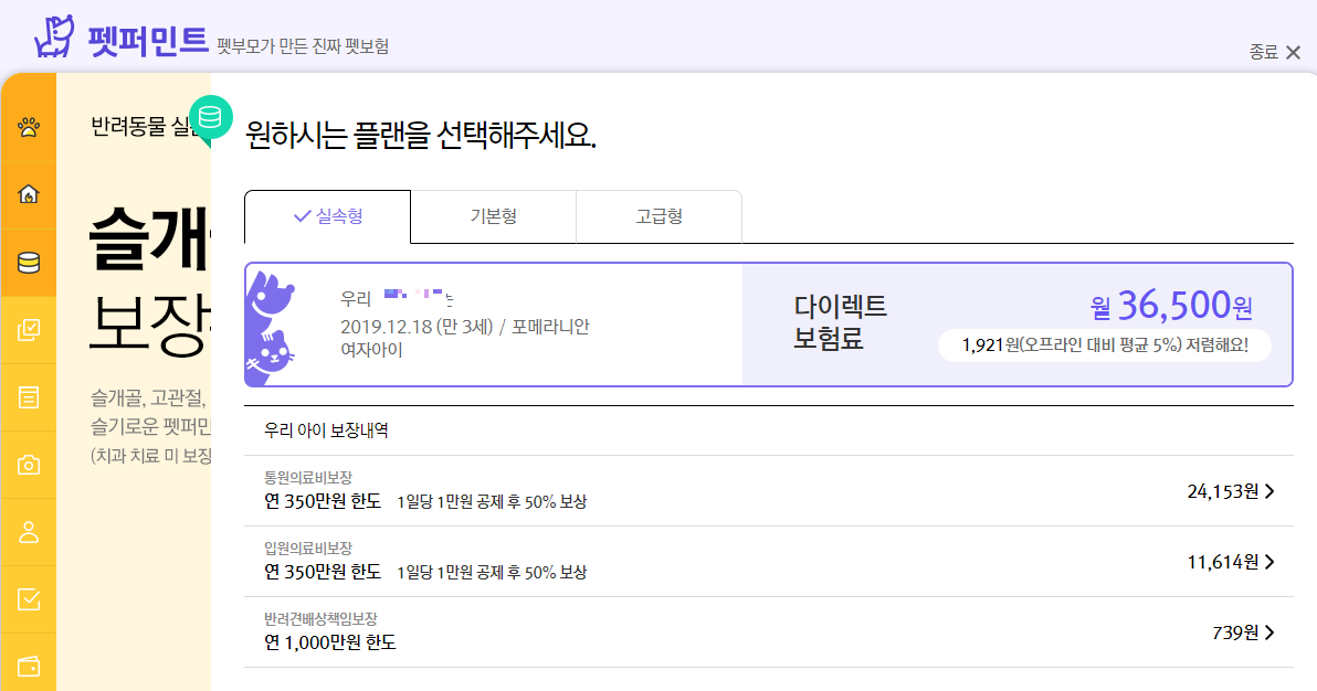 펫퍼민트-반려동물-보험