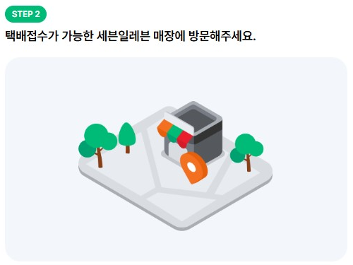 세븐일레븐 편의점 택배 접수방법