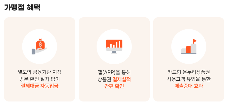 온누리상품권 장점