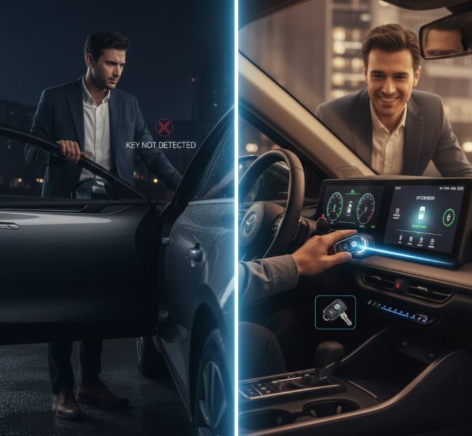 스마트키 배터리 방전 시 시동 거는 법 완벽 가이드 이미지