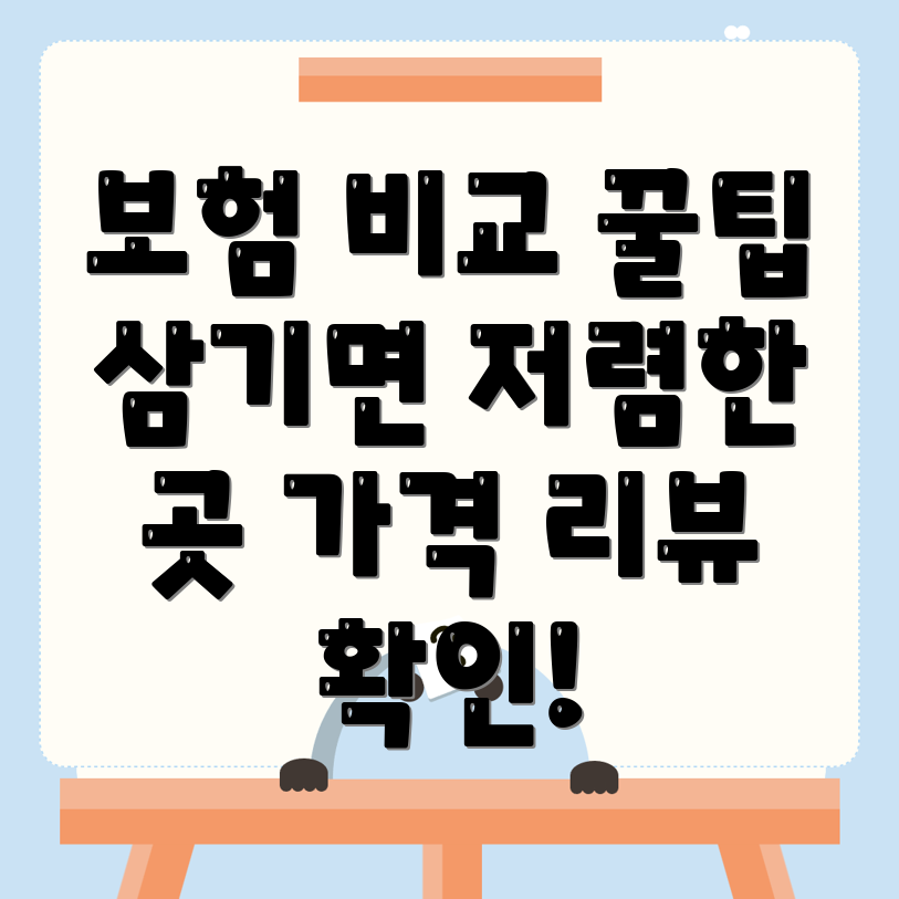 자동차보험 비교견적