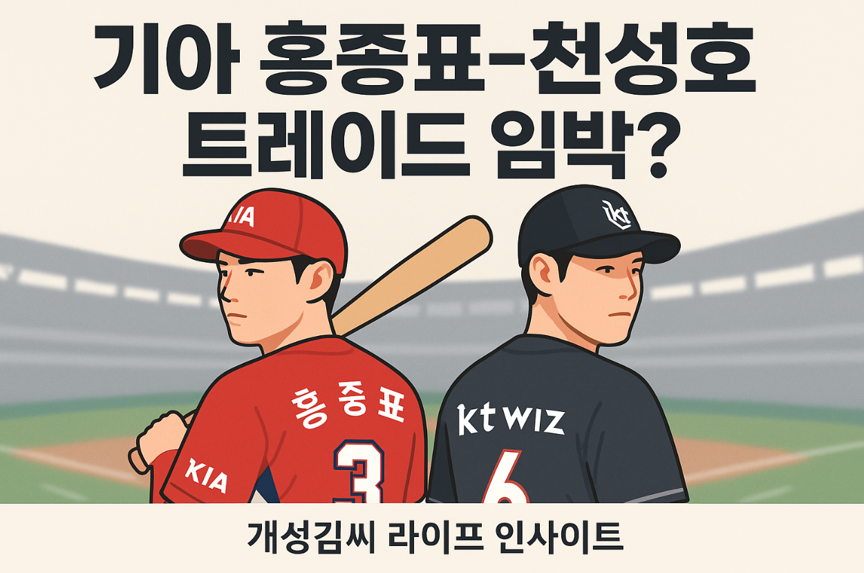 기아홍종표-천성호트레이드임박?,기아홍종표,천성호,트레이드,KBO,프로야구,홍종표 논란,천성호 기록,기아트레이드,KT위즈