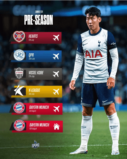 2024 토트넘 프리시즌 영상 바로 보러 가기