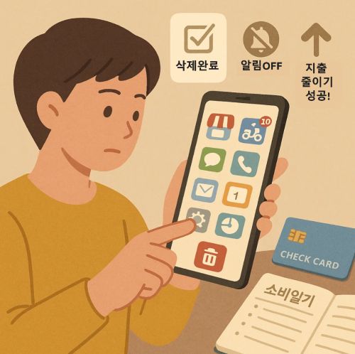 디지털을 끊었더니 지출도 줄었다 – 소비 절제 챌린지의 힘